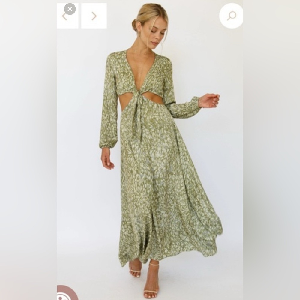 RESA Noelle Maxi Dress SARDINIA sz S